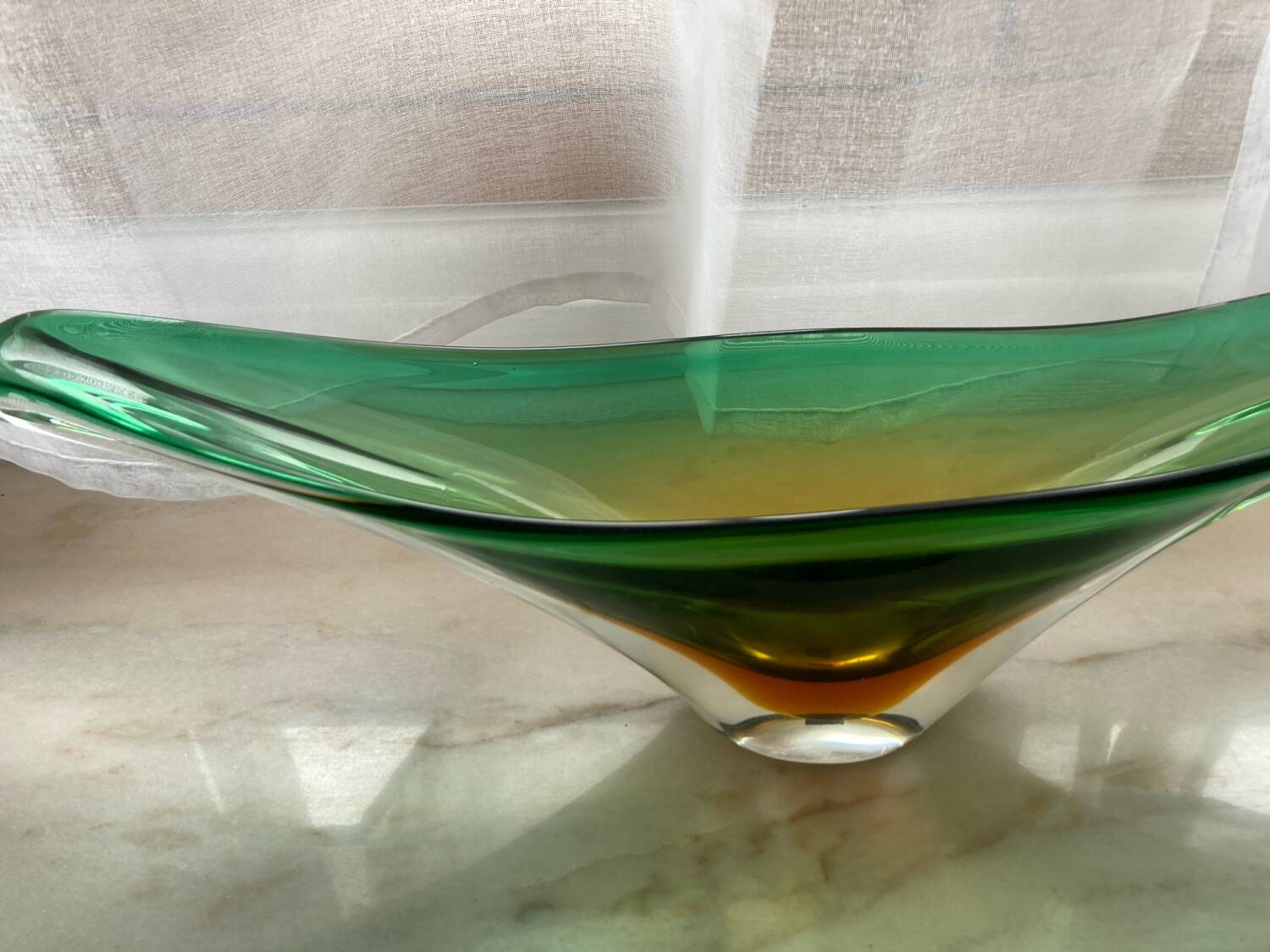 Murano Sommerso empty pocket cup