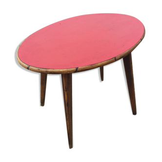 Rattan painted table