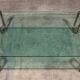 Table basse vintage en verre par Peter Ghyczy, modèle T24