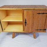 Buffet in rattan 50s
