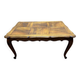 Table à manger en noyer de style Louis XV