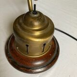 Old brass articulated lamp