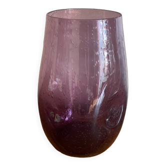 Large Biot glass vase