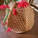 Flower hanging lamp in canning