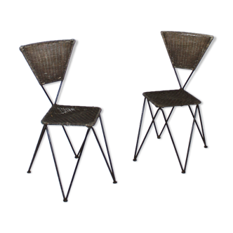 Pair of Karl Fostel Senior's Erben Chairs from Sonett-Serie, Austria