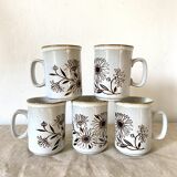 Duncon ceramics mugs, Made in Scotland, 70s