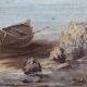 Marine, peinture à l'huile sur toile signée Louis CADIERRA, 60 x 47 cm