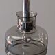 Suspension en verre fumé des années 60/70 par Limburg