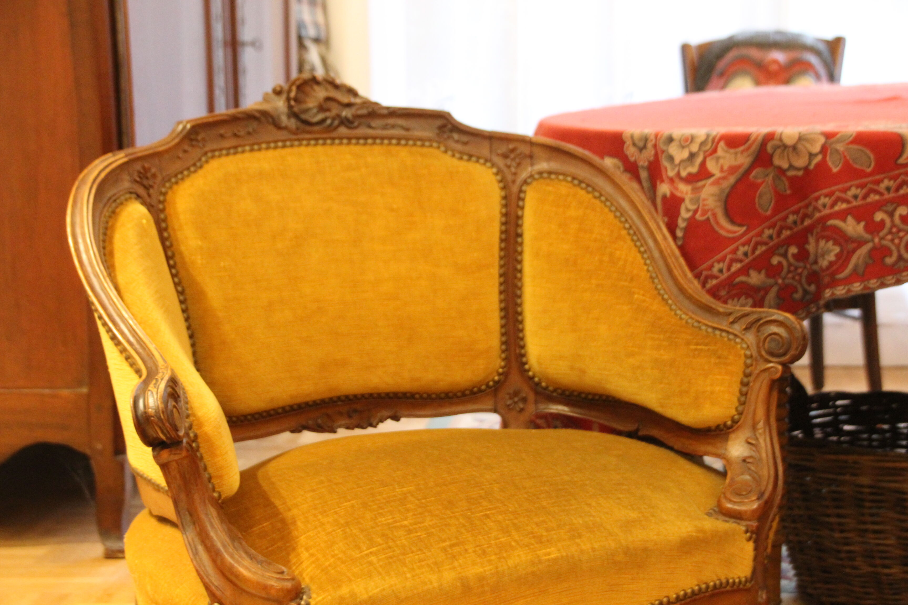 Paire de fauteuils bergères