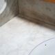 Antique washbasin cabinet in marble and wood