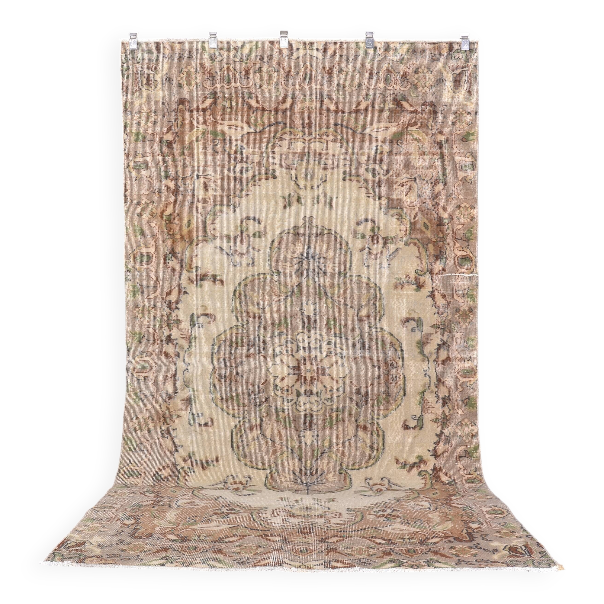 Vintage Handknotted Floor Carpet sku c-84