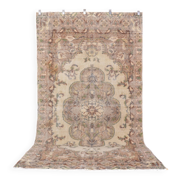Tapis de sol vintage noué à la main