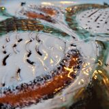 Old vintage ceramic dish Vallauris 50s 60s