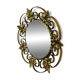 Vintage 'gold' sunburst mirror / mirror