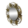 Vintage 'gold' sunburst mirror / mirror