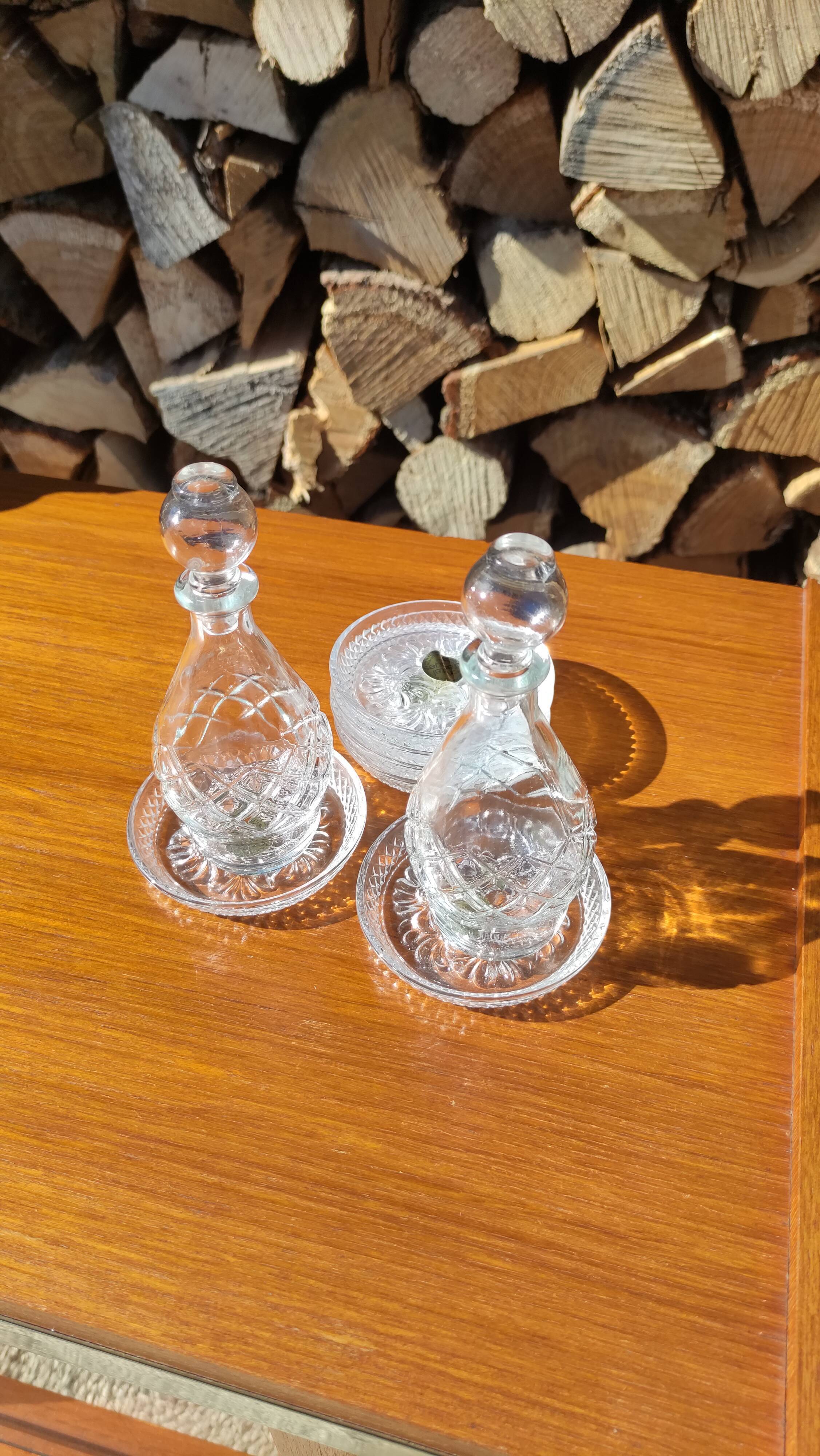 Vintage crystal coaster