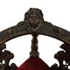Antique Italian Oak Corner Chair Renaissance Style
