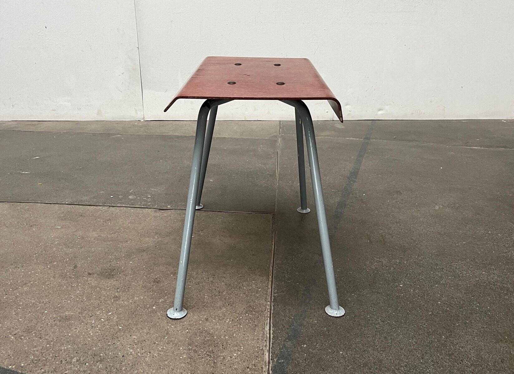 Minimalist stool in Pagwood mid-century, 1960s