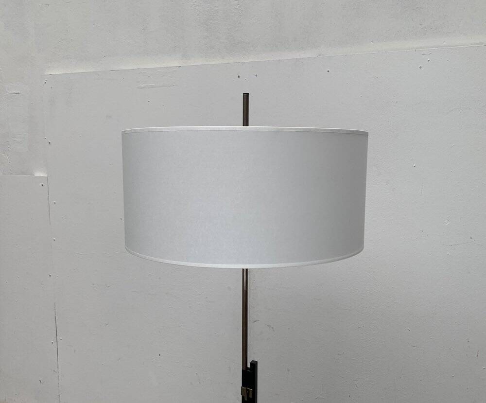 Mid-century German minimalist floor lamp by Kaiser Idell / Kaiser Leuchten, 1960s.
