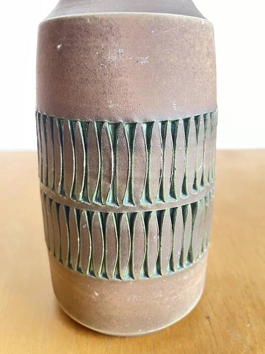 Tomas Anagrius handcrafted stoneware vase, Swedish 1960–1970