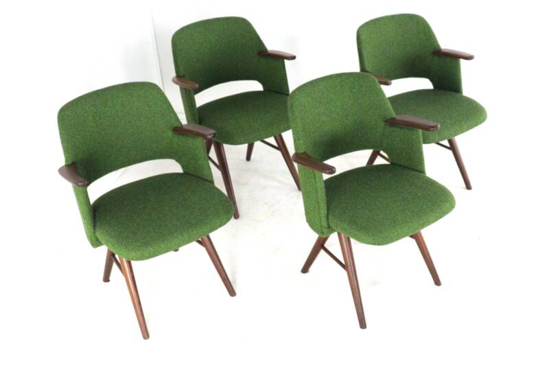 Set of 4 Pastoe FT30 chairs - fully restored - dutch design