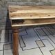 Large solid wood dining table