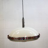 Space age plastic UFO ceiling lamp *** Massive *** Belgian design