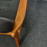 Vintage teak Danish design two seat sofa by Komfort Denmark