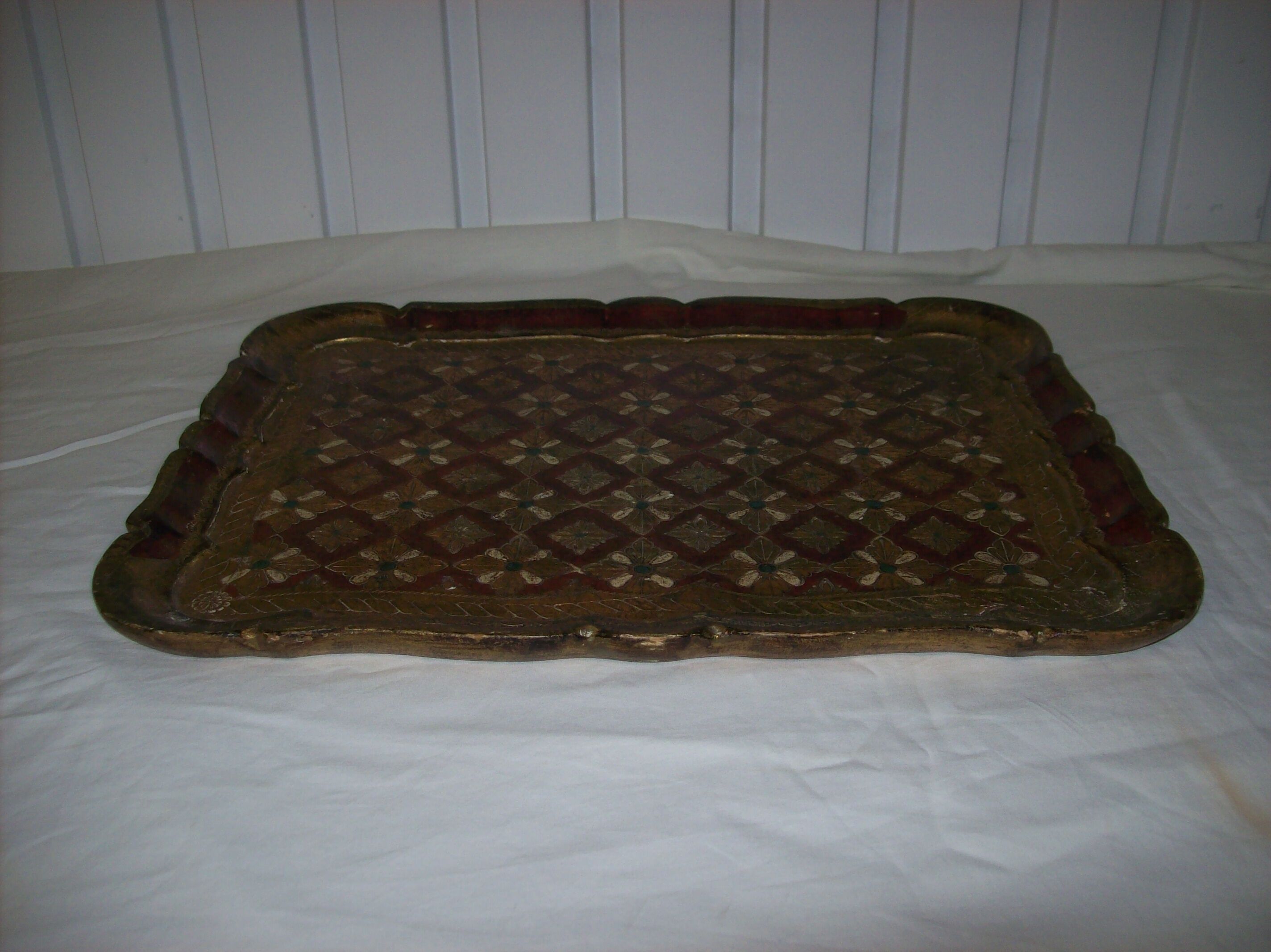 Venetian-style vintage platter