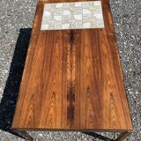 Tables basses danoises en palissandre et carrelage