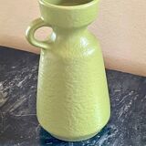 Vase vintage céramique vert olive