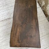 Brutalist oak coffee table