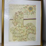 Jean Cocteau Lithograph