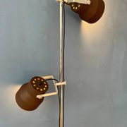 Mid-century Space Age brown Anvia floor lamp