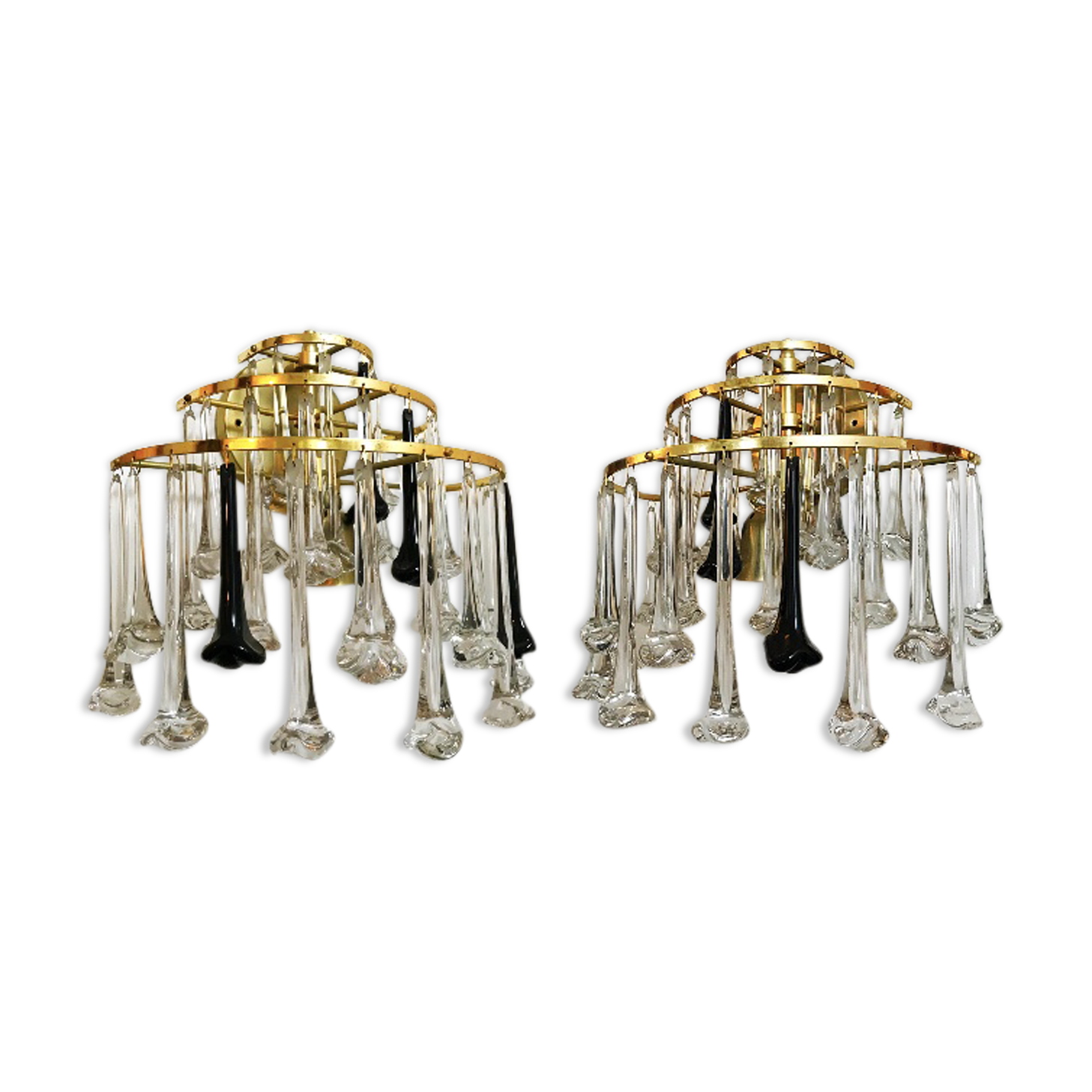 Pair of wall lamps 1960