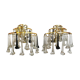 Pair of wall lamps 1960