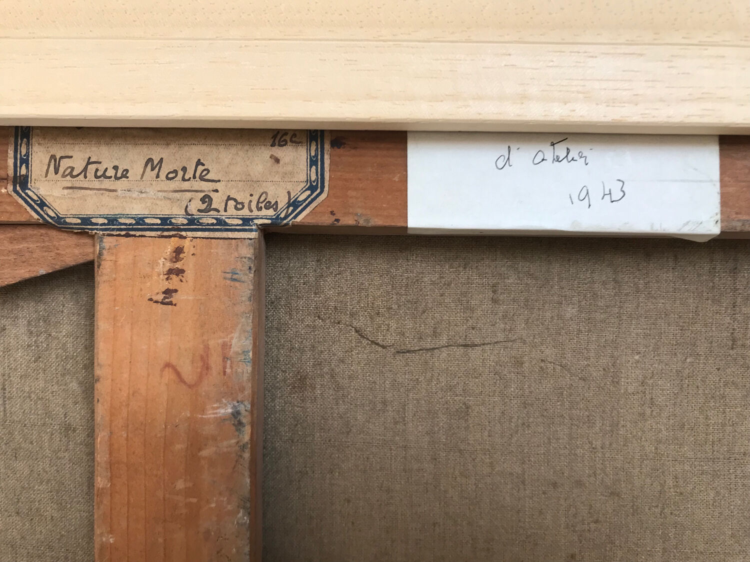 Oil on canvas by robert simon (1888-19