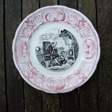 12 old talking plates from Sarreguemines – Discoverers & Inventors