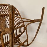 Rocking-chair child rattan