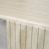 Travertine coffee table 1970s