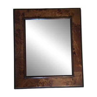 Elm burl mirror