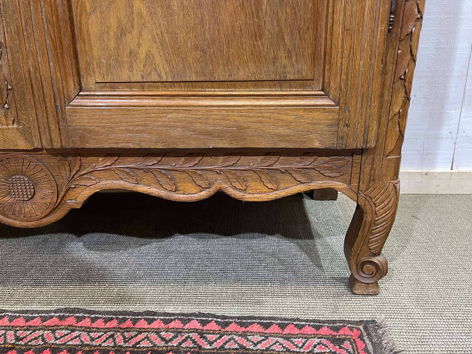 Miniature Armoire De Poupée XIXème Rénovée - Bois, Pièce Unique