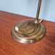 Banker's lamp in brass and green opaline, 1930s