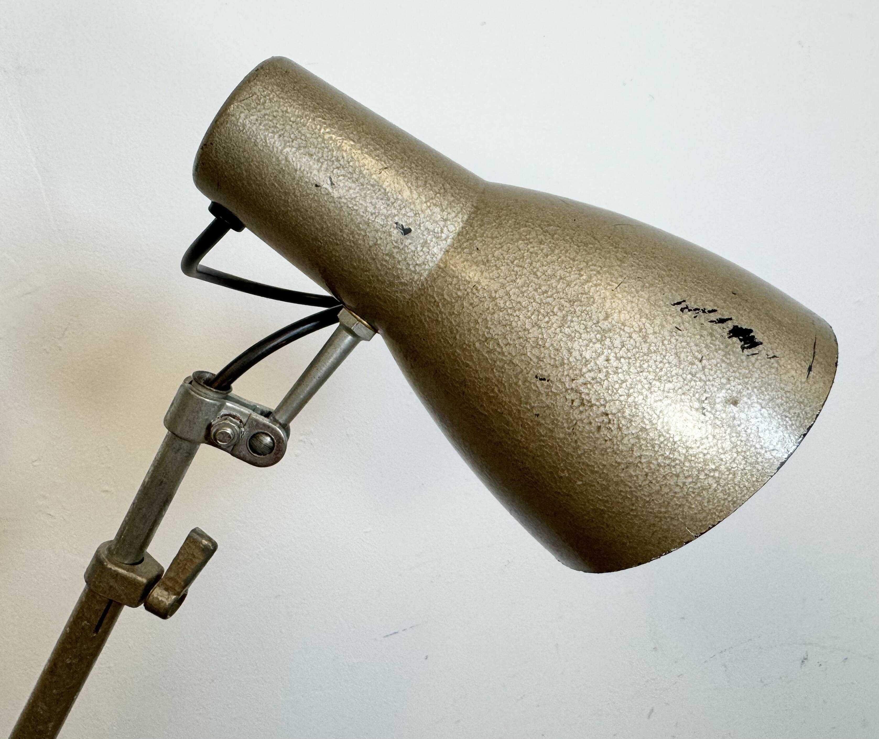 Vintage Grey French Adjustable Table Lamp, 1960s