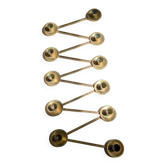 Articulated candlestick Margareta in brass by Lars Holmström – Arvika, Sweden