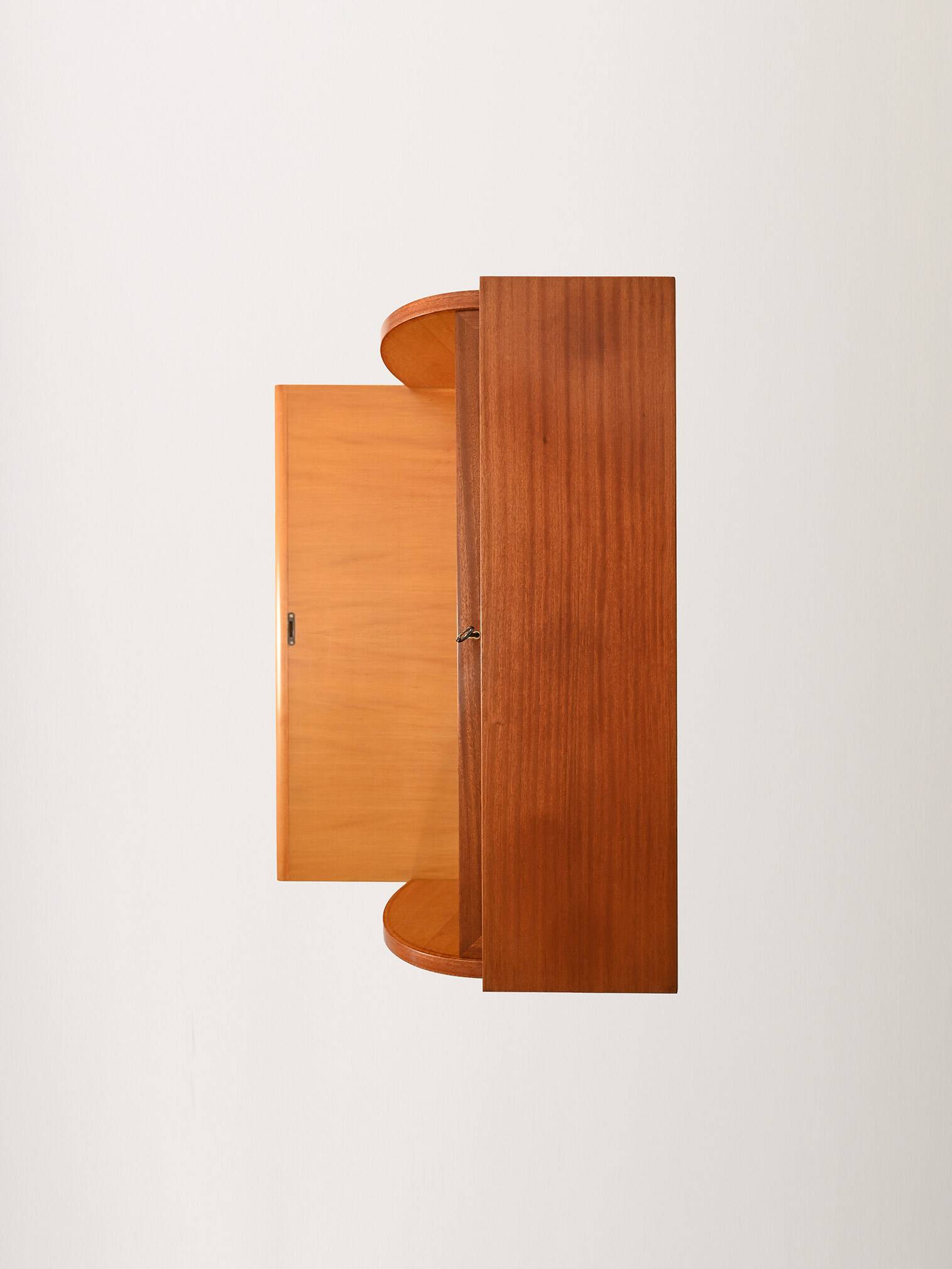 Scandinavian secrétaire with decorated turned legs