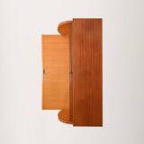 Scandinavian secrétaire with decorated turned legs