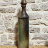 Large enamelled ceramic bottle by Michel Woop in Grimaud