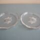 Val St Lambert crystal coasters for bottles