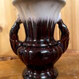 Scheurich & Greulich 200/14 Vase, Brown West-German Pottery from the 1950s